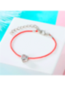 Pulsera Corazón Brillante de Circonita