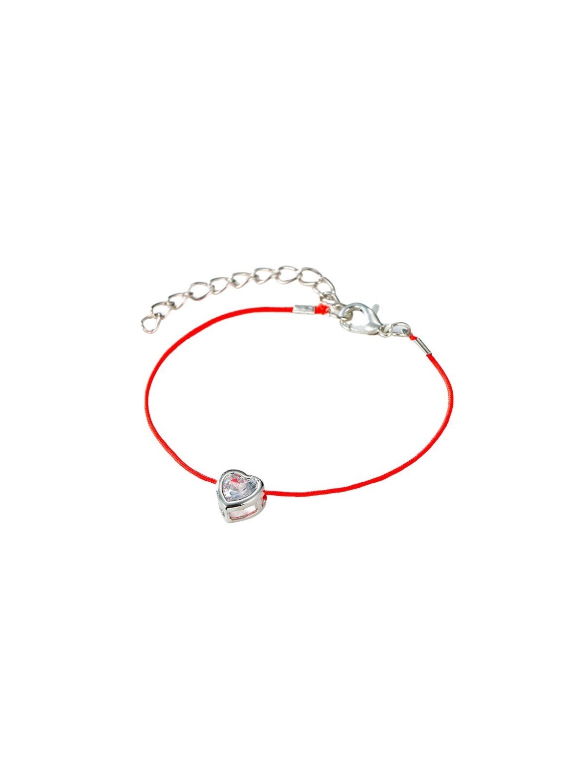 Pulsera Corazón Brillante de Circonita