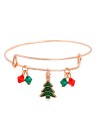 Pulsera Imperdible Figuras de la Navidad